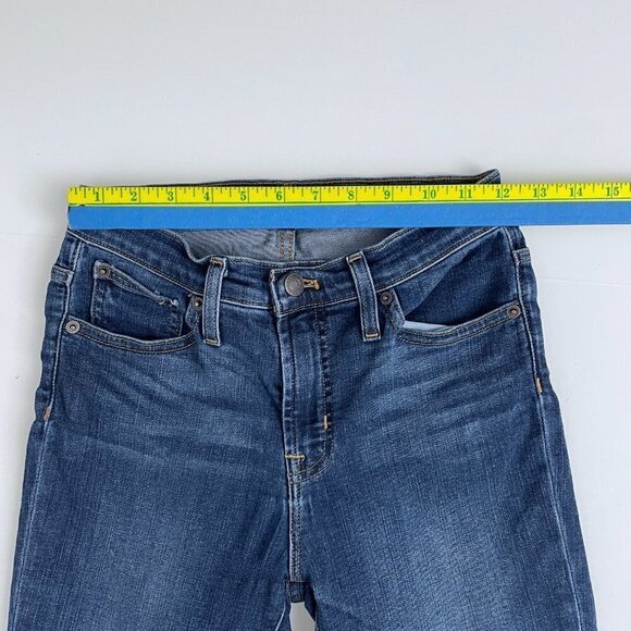 J. Crew Mercantile Women's Jeans High Rise Skinny Straight Leg Medium Wash 25 - Picture 3 of 7